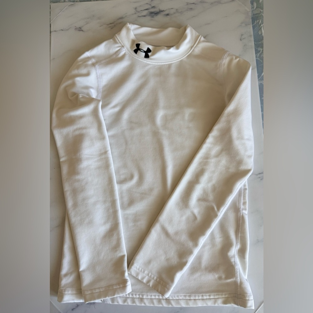 Under Armour Cream Long Sleeve Top